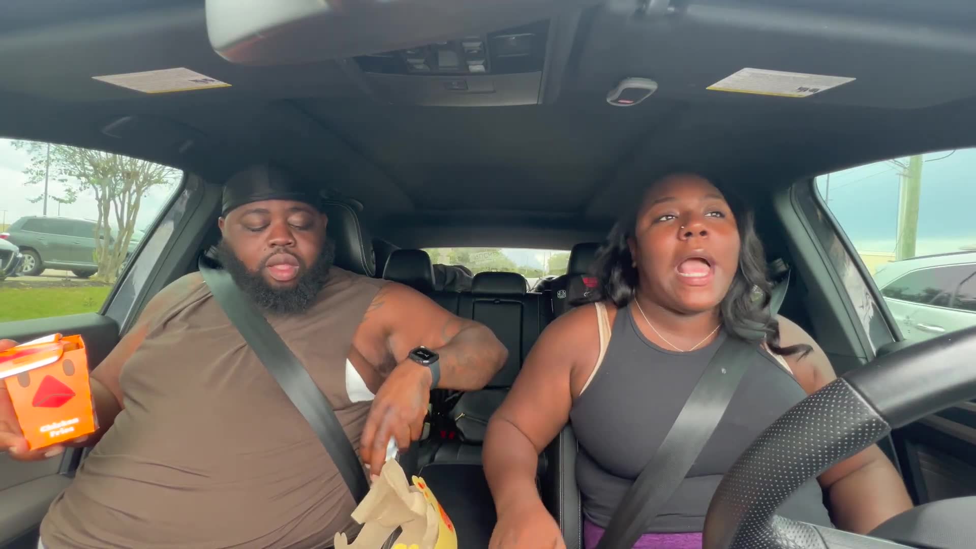 Wife's reaction after looping the drive-thru way too many times