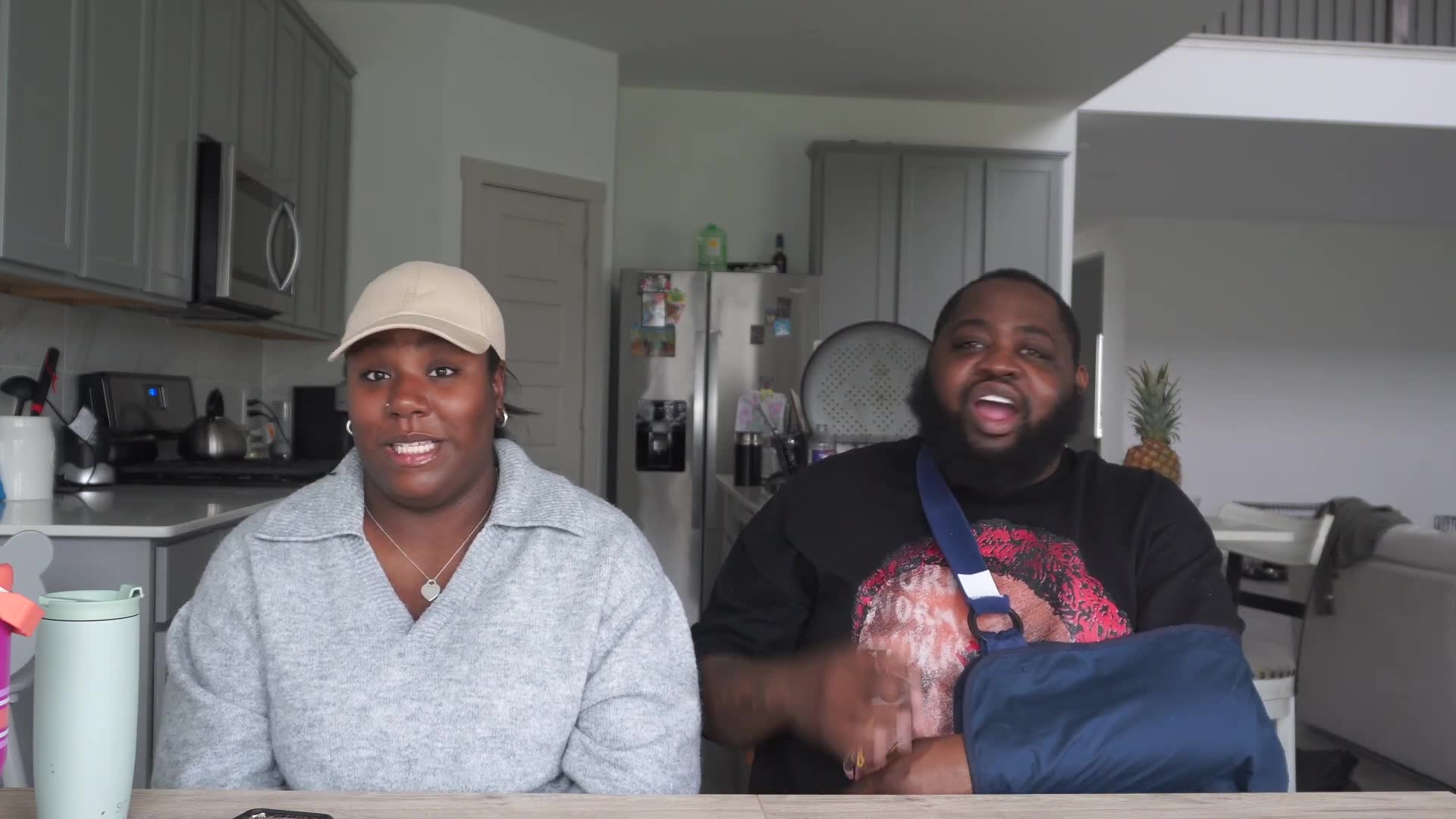 What actually happened the day he broke his elbow right on camera