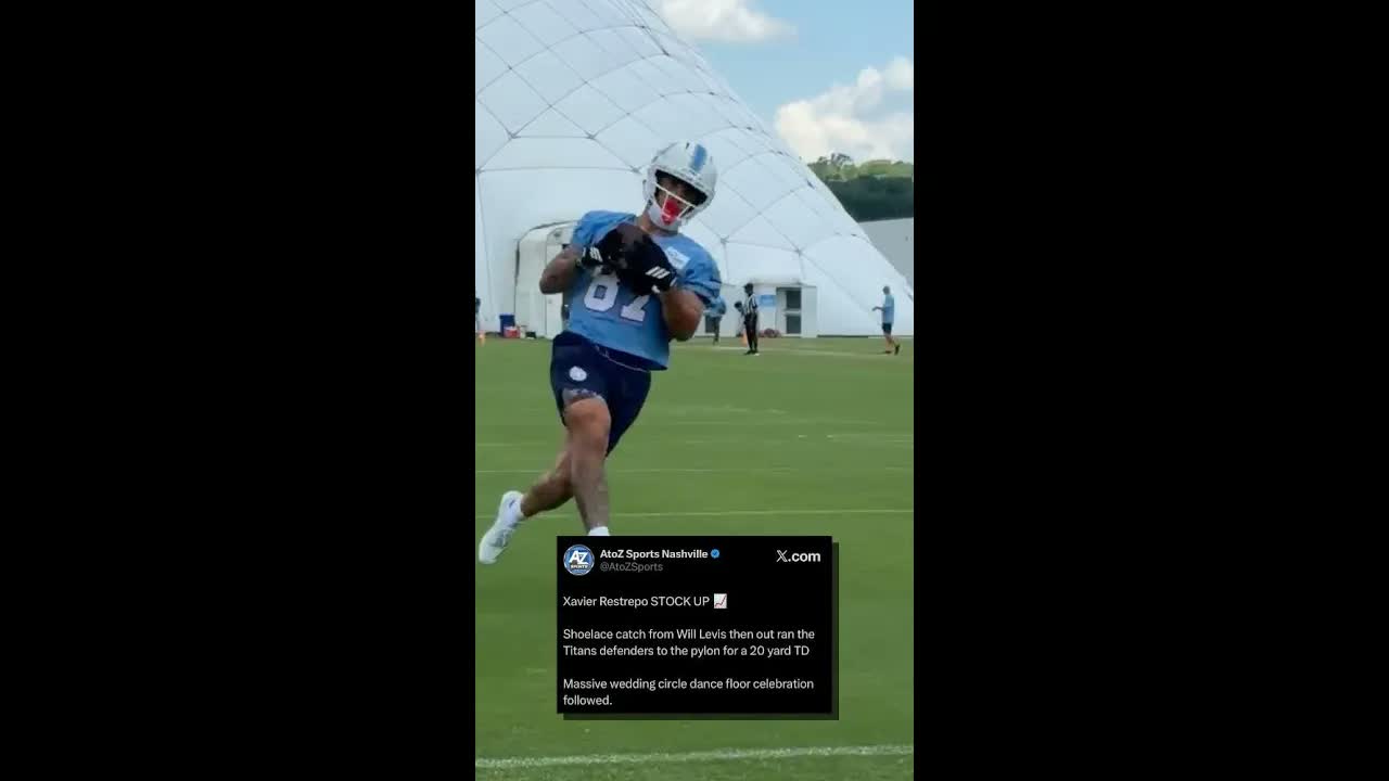Could Xavier Restrepo have a legit shot to make the #titans 53-man?