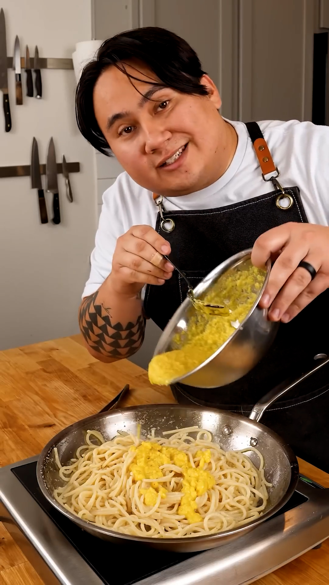 Making authentic pasta to keep my Italian partner happy