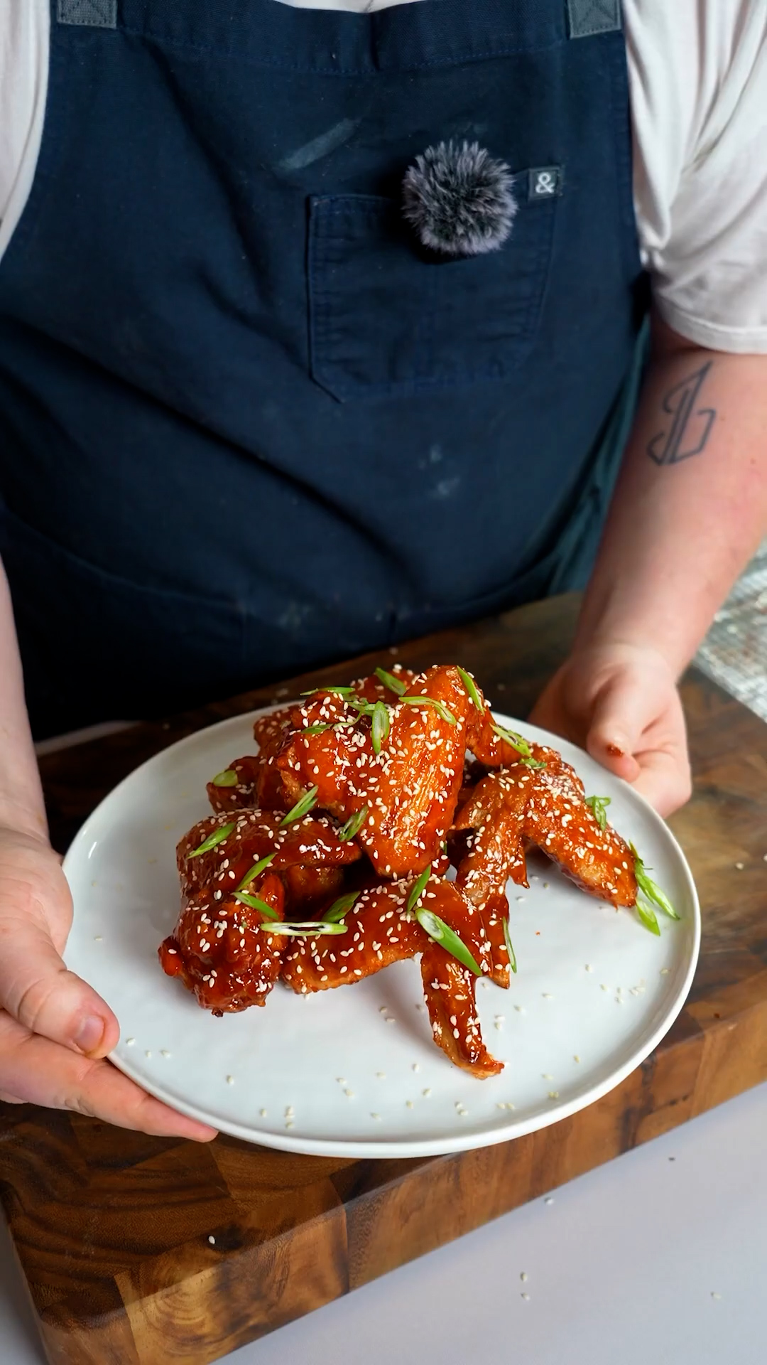Korean fried chicken wings