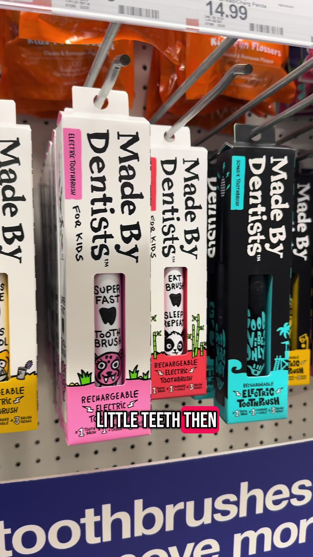 These Target kids electric toothbrushes from Made by Dentists make brushing exciting