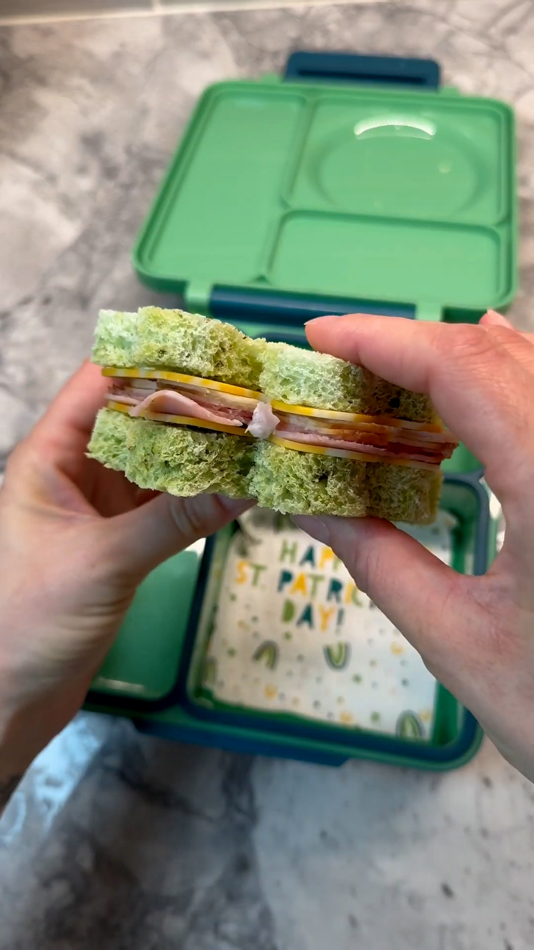 Thoughtfully packed lunchbox featuring favorite flavors and colors