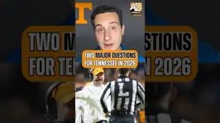 Two major questions loom for the #Vols heading into 2026 👀 #TennesseeVols #cfbnews #secfootball