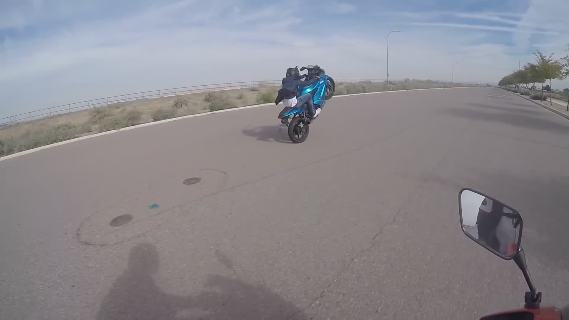 A cop told us to stop right in the middle of our ride and things got interesting