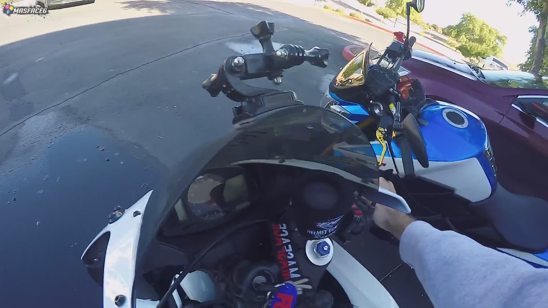 He brought us right to the cops without realizing it and the timing was unreal
