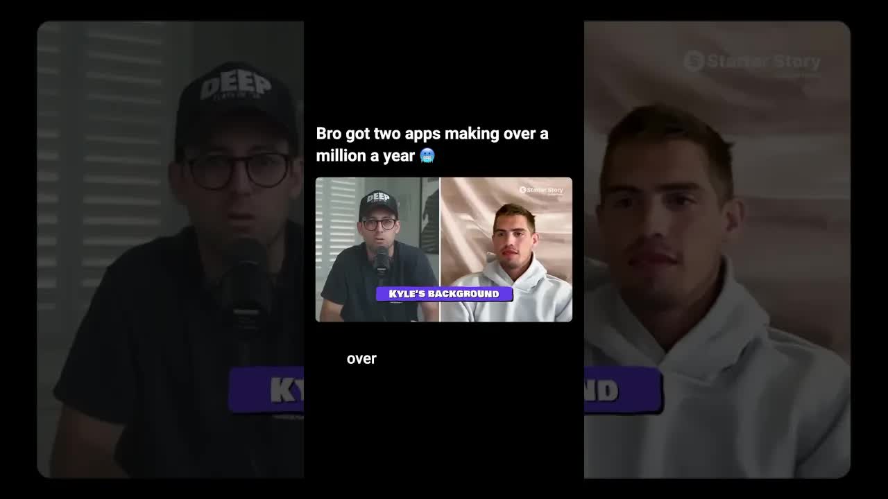 Bro got two apps making over a million a year 🤯