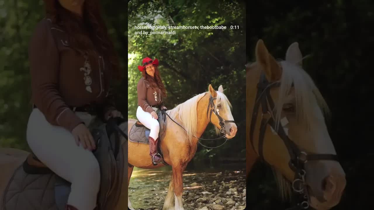 During the hot summer months, you can enjoy unforgettable horseback rides through #sabina