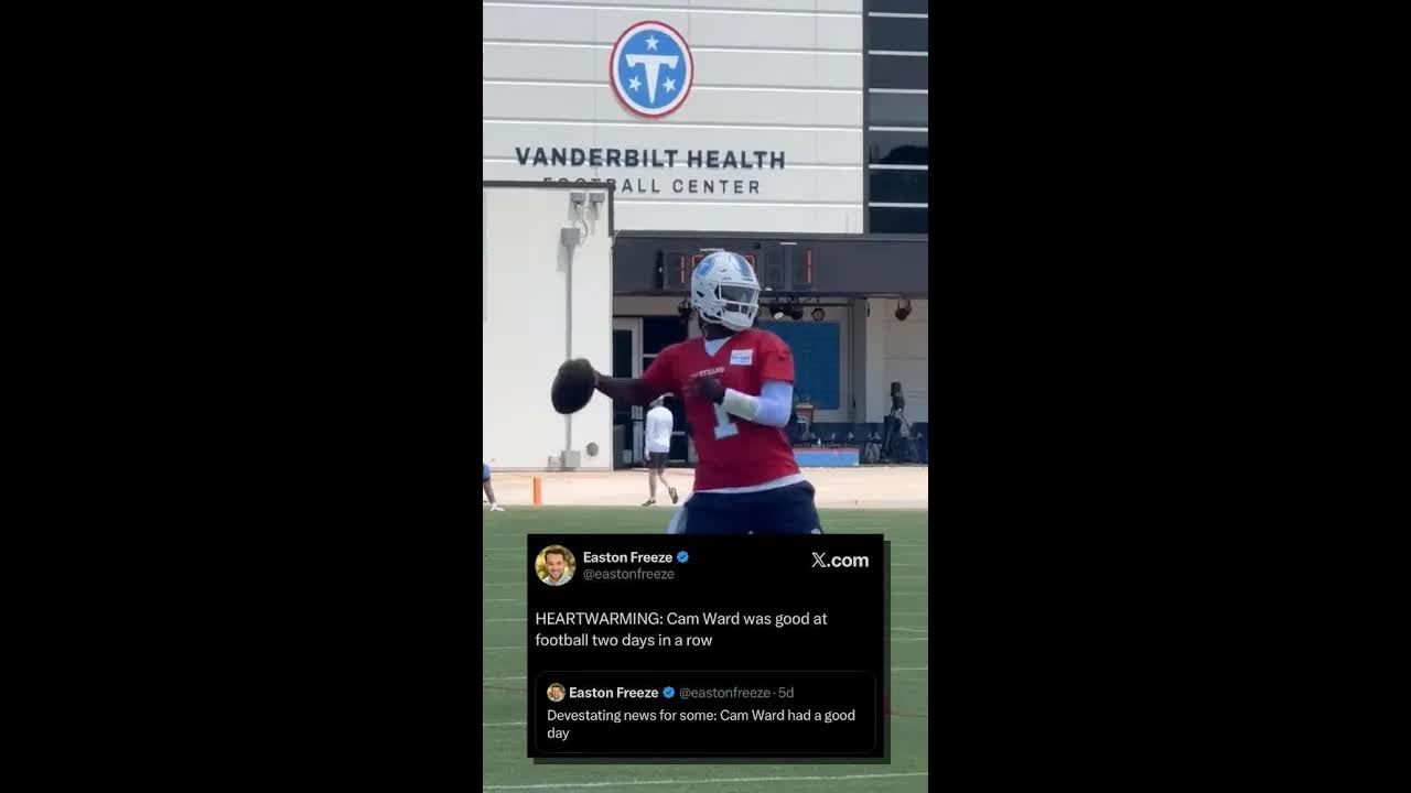 RATE 1-10: How confident are you in Cam Ward going into #Titans training camp?