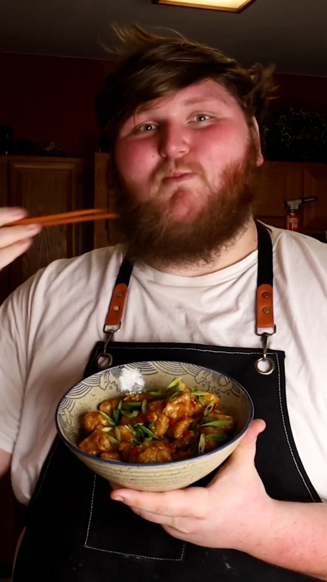 Crispy orange chicken staple