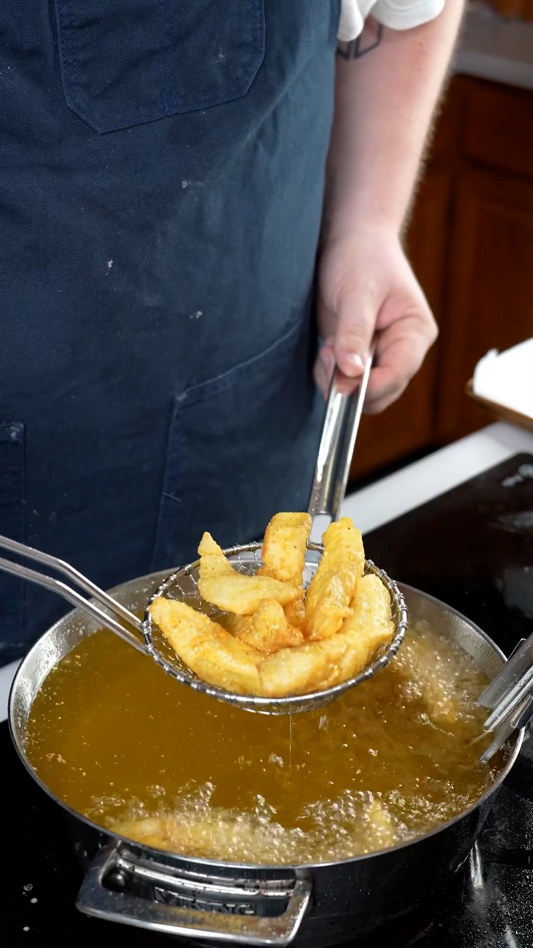 Favorite beer-battered fish taco