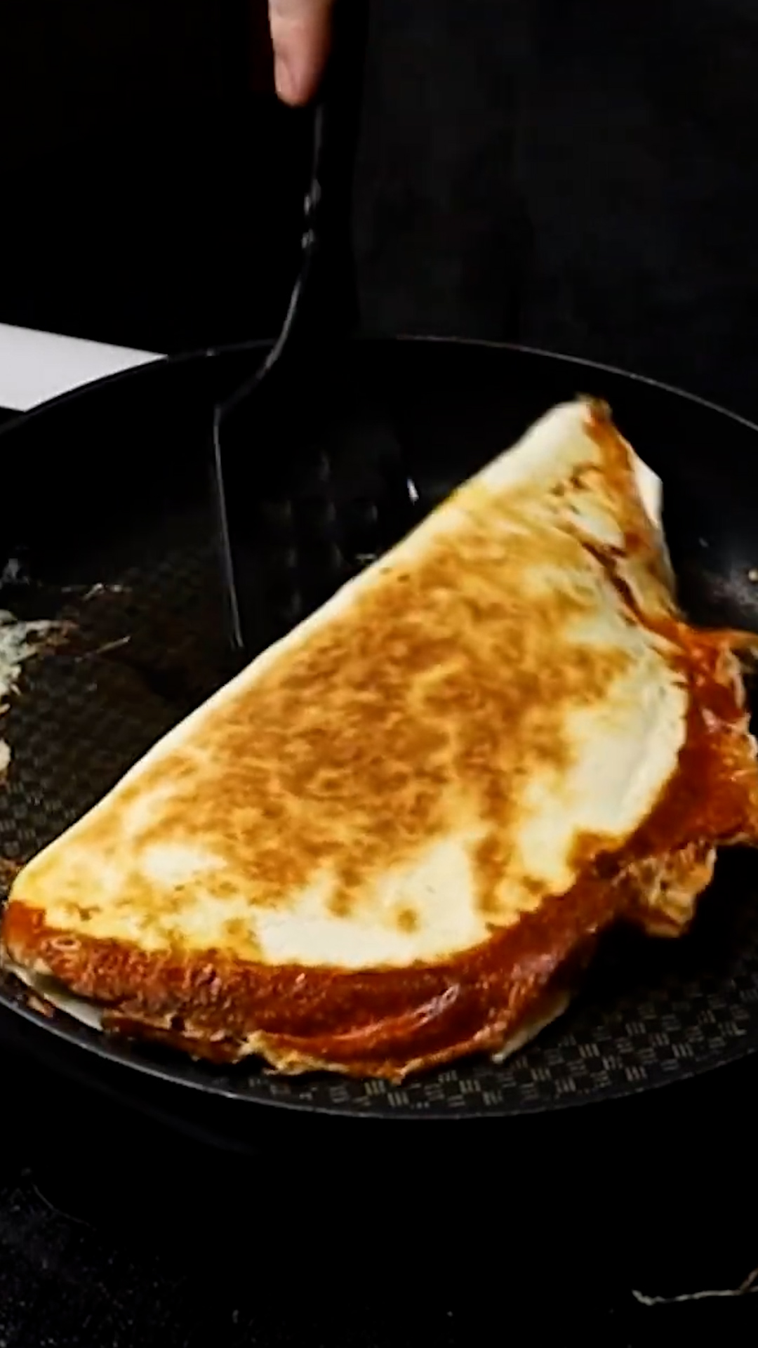 Cheesy chicken quesadillas creation