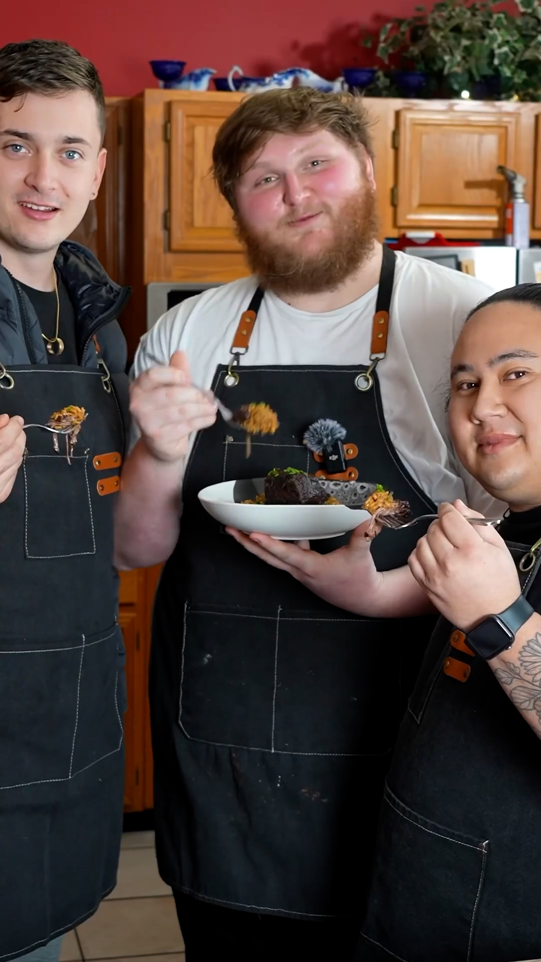 Beef short rib risotto collaboration