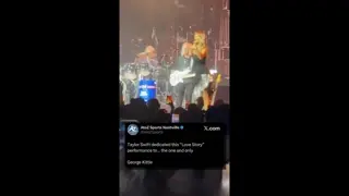 Taylor Swift performed at TE University's event tonight in Nashville and brought some jokes 😂