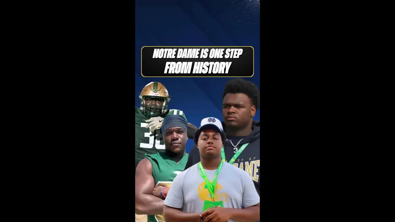 Notre Dame is Nearing their Best Defensive Line Recruiting Class Ever! ☘️