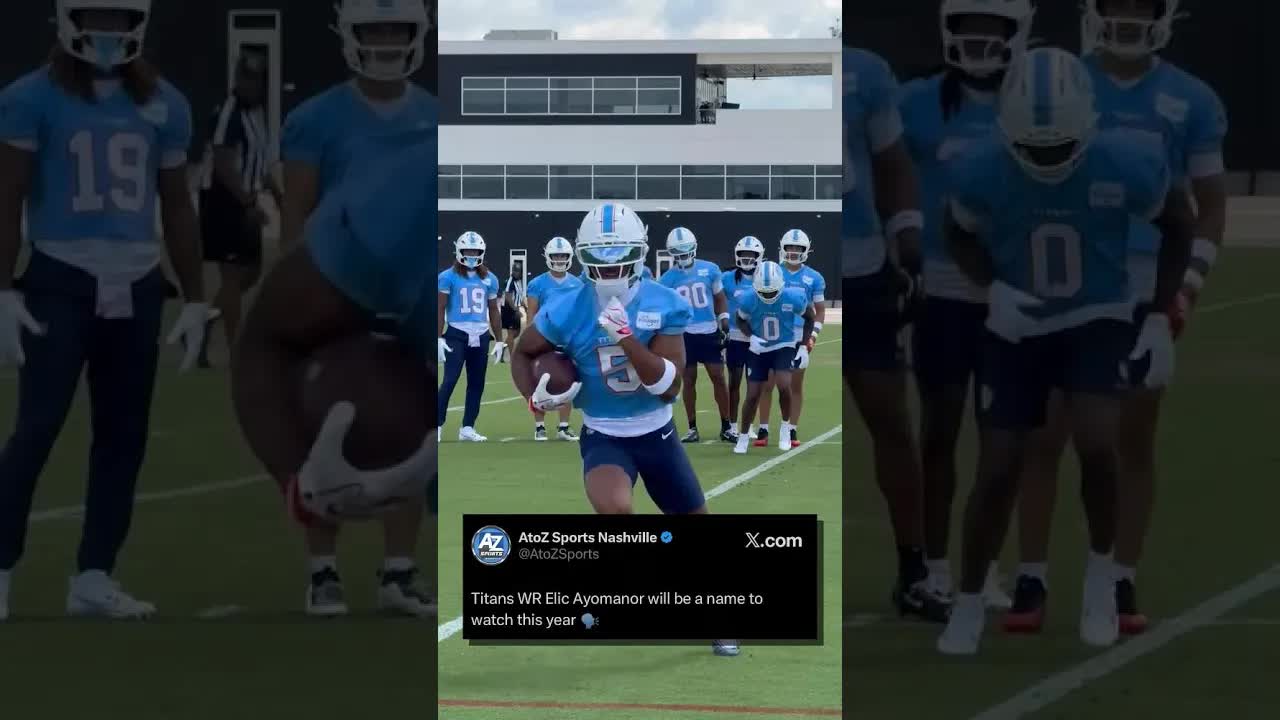Can Elic Ayomanor make an impact for the #Titans in year two?