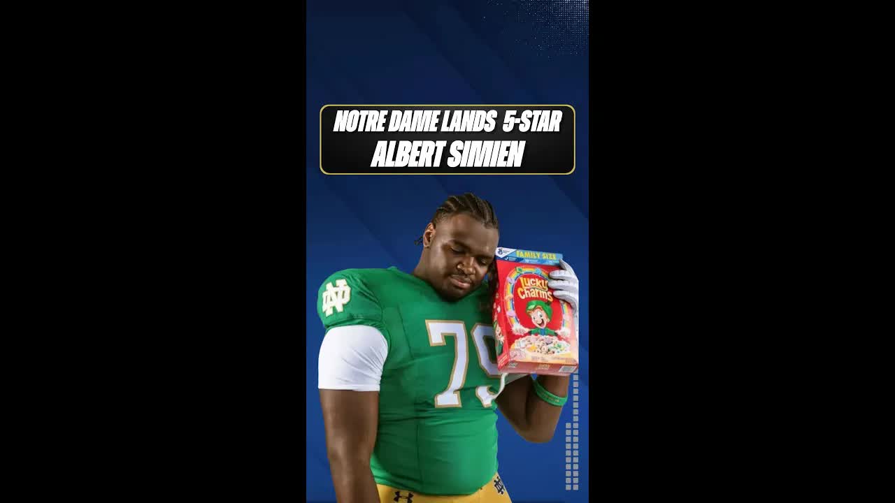 Notre Dame just landed a MASSIVE commitment from 5-star Albert Simien