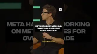 Meta has been working on Meta Glasses for over a decade #IdeaGeneration