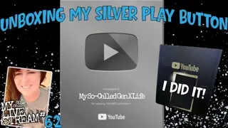 Unboxing My Silver Play Button (Plus a Major Channel Announcement) My So-Called Livestream #62