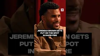 Jeremiah Brown was put on the spot in rapid fire #IWAM