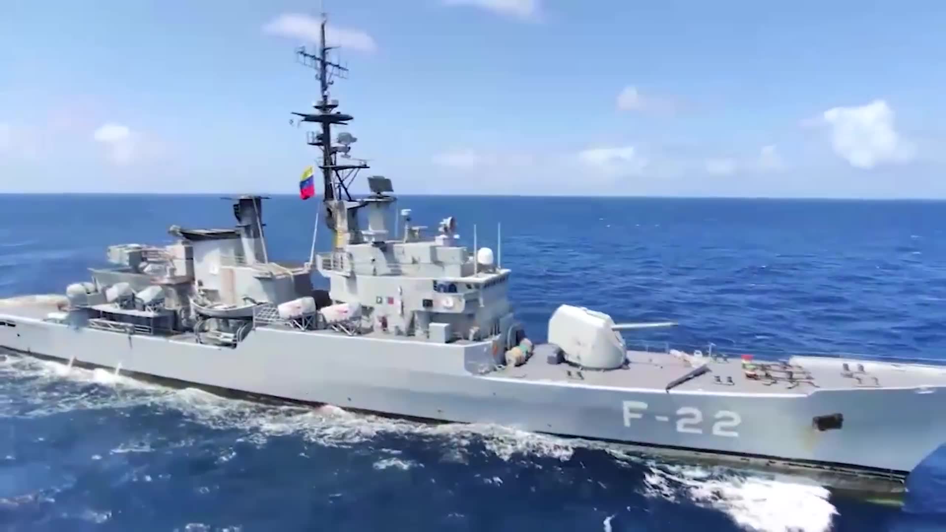 How Venezuelan boats raced at a US supercarrier