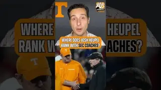 Do you agree with Heupel’s spot in the latest rankings? 🤔 #TennesseeVols #collegefootball #shorts