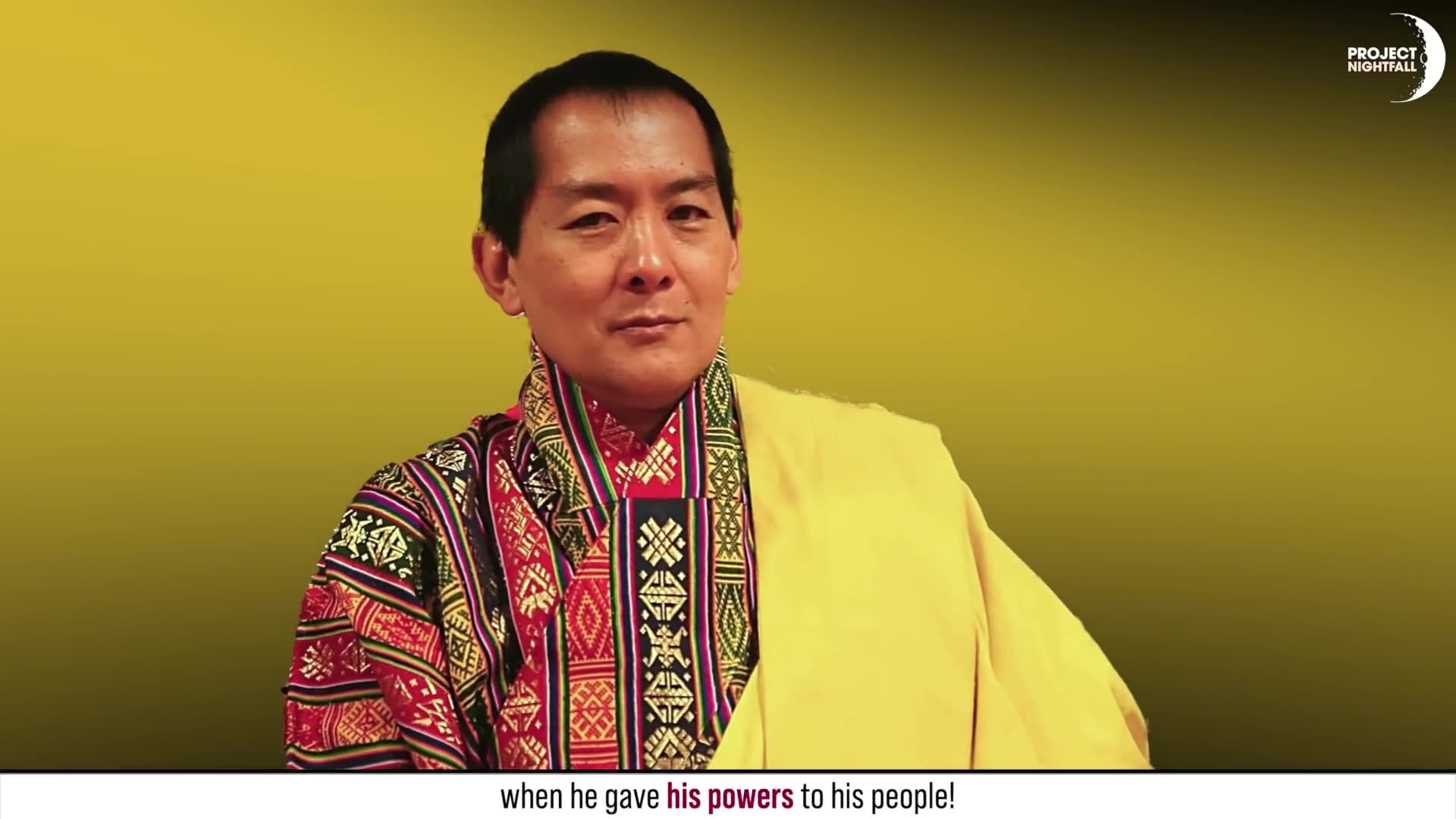 This king is so good his people refused democracy