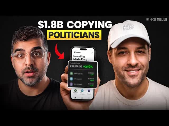 The $30M app that lets you invest like a politician