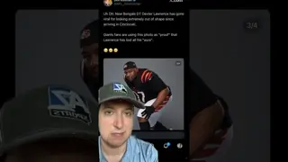 Guys, please pump the brakes on this picture of #CincinnatiBengals DT Dexter Lawrence  #WhoDey #NFL
