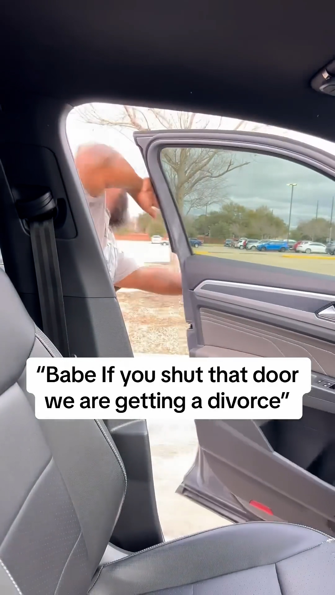 My husband froze when I said shutting the door means divorce