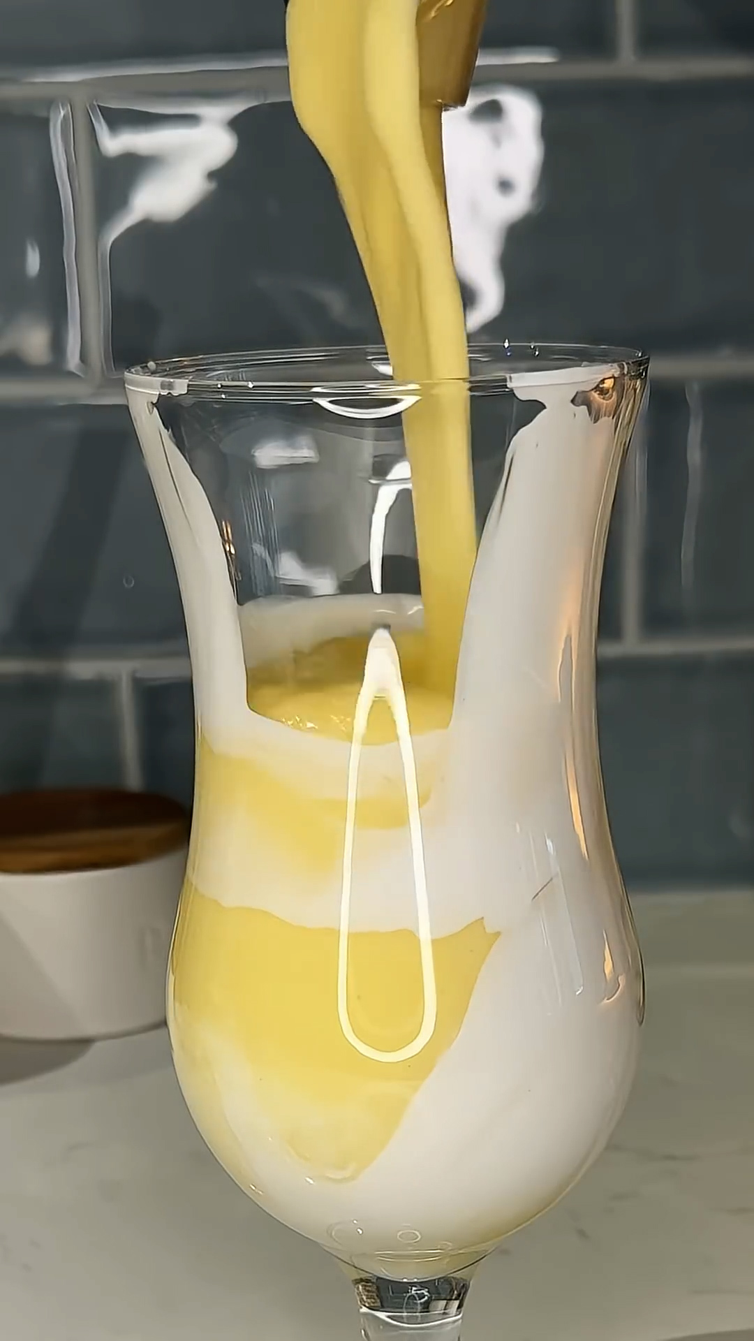 Piña colada mocktail with almost no effort