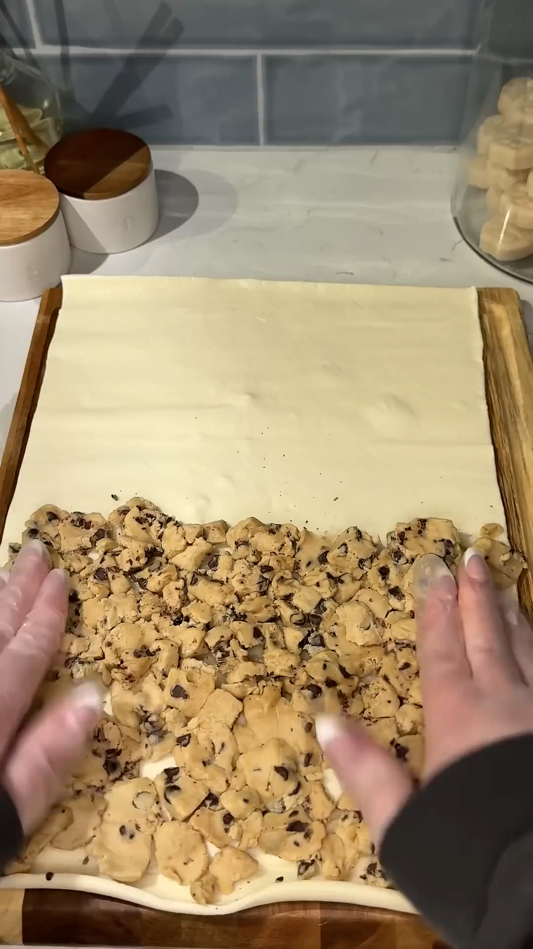 Chocolate chip cookie dough swirls anyone can pull off
