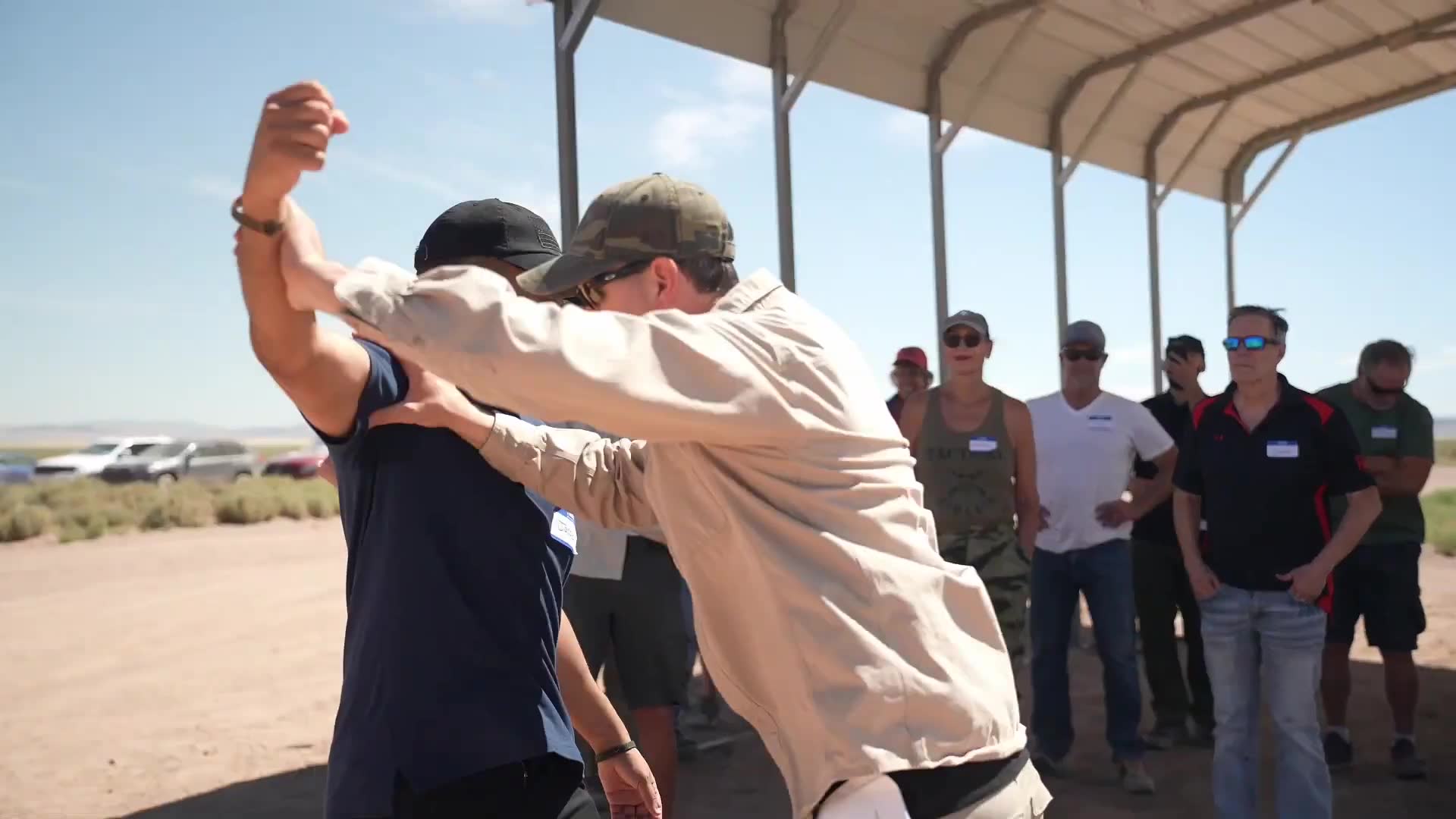 Stopping a baseball bat swing before it reaches your head