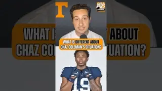 There’s one key difference in the #Vols latest NIL battle 🍊 #TennesseeVols #cfbnews #chazcoleman