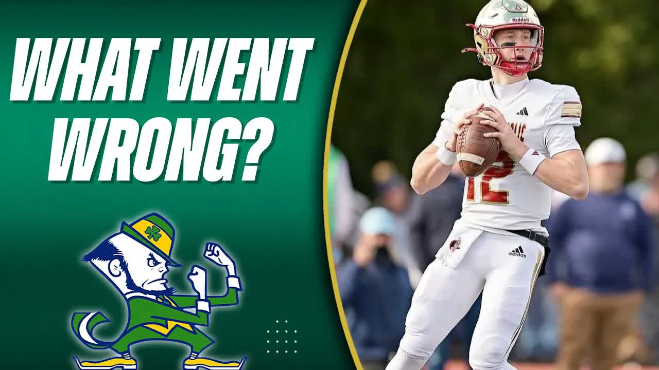 Notre Dame's Fallout with Trey Tagliaferri: What Went Wrong?