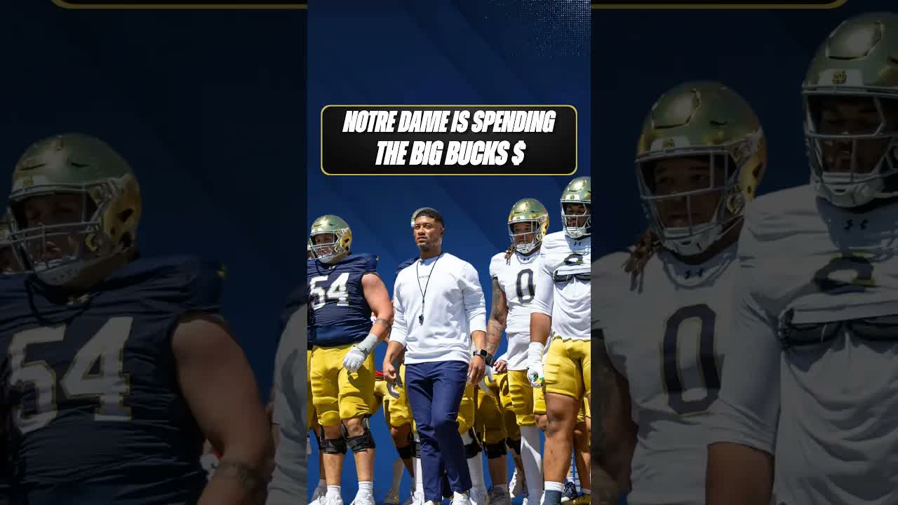 The Notre Dame Fighting Irish aren't playing around anymore ☘️