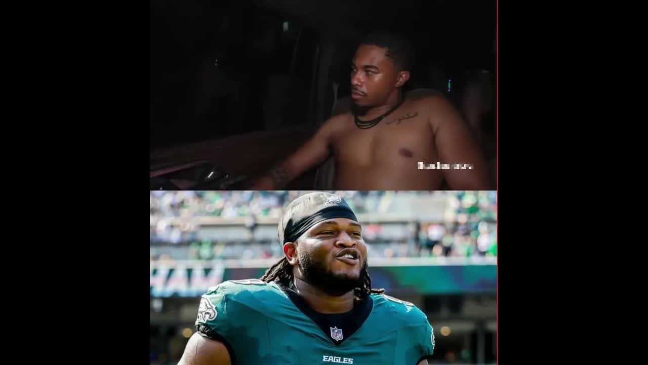 #Eagles Jalen Carter got ignored by streamer Deen the Great. 😂 Dude rolled the window up on him!