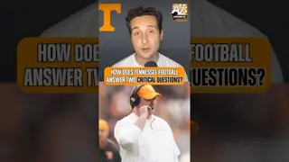 The #Vols have two MAJOR questions to answer in 2026 👀 #TennesseeVols #cfbnews #quarterback #shorts