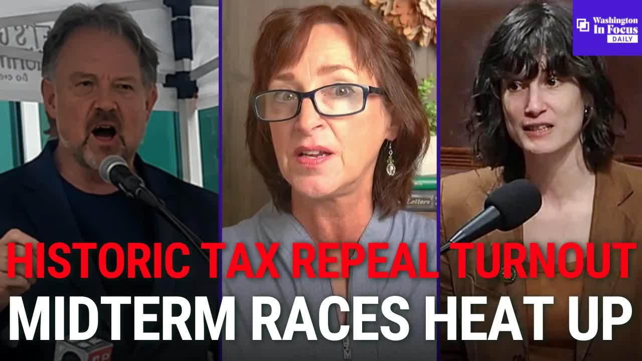 500,000 Signatures Turned In To Repeal WA Income Tax + GOP Target Key Washington Congressional Seat
