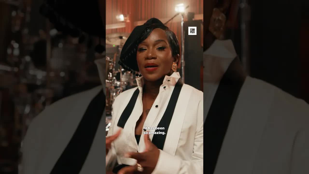 Lady Stout on recording #StillLounge at Henson Studios with Anderson .Paak and the Free Nationals