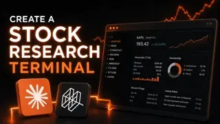 Building a Stock Research Terminal with Claude (Tutorial)