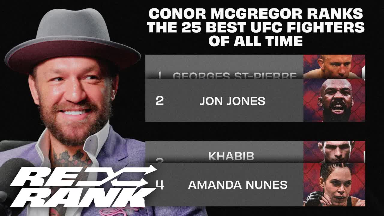 Conor McGregor Ranks the Best UFC Fighters of All Time | Re-Rank