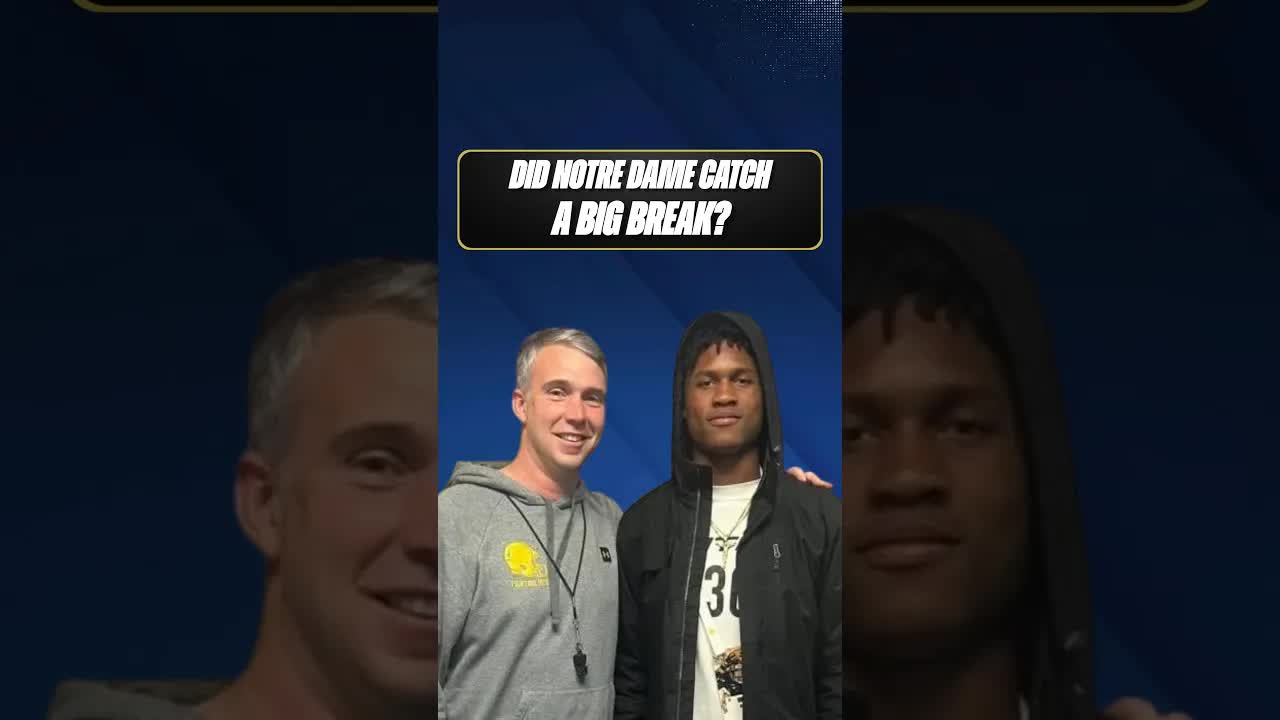 Notre Dame may have dodged a bullet when it come to their QB class
