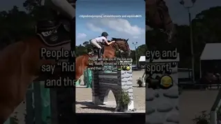 No offense to any golfers out there 😂 but equestrians hear this way too much 🐎