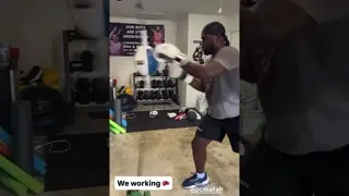 #Cowboys Phil Mafah getting some reps in with Rincon Boxing before training camp.