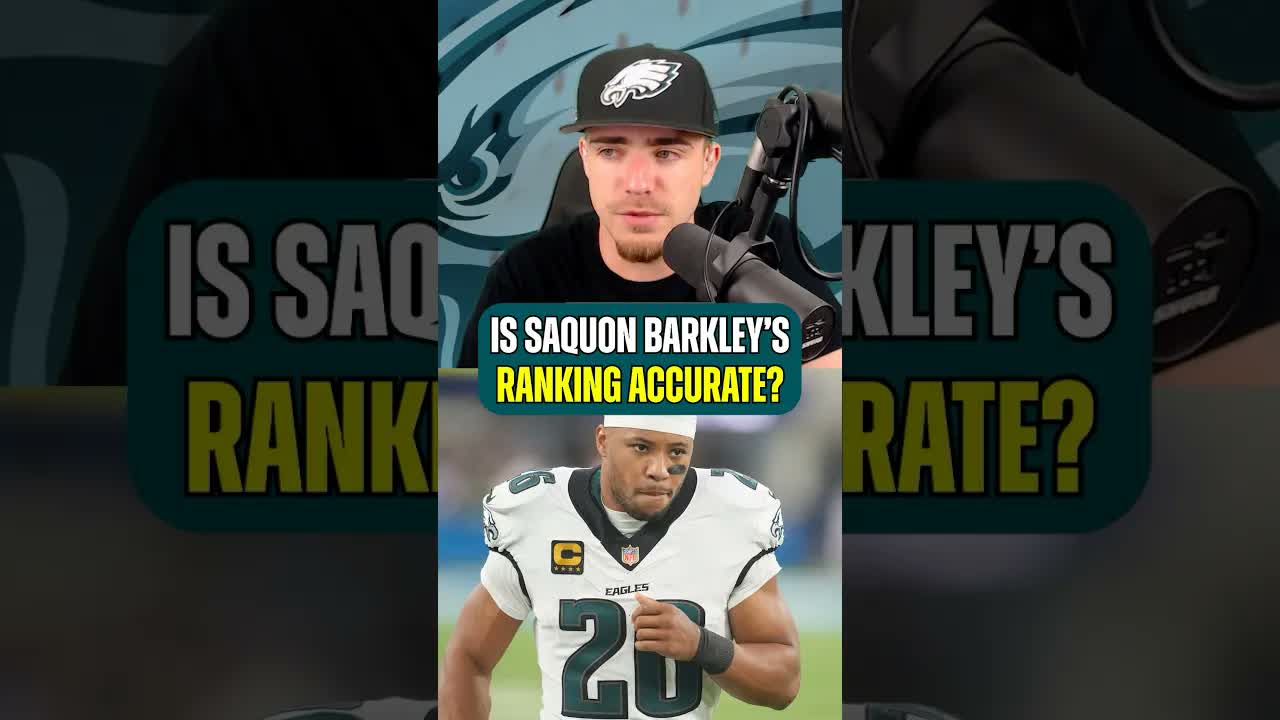 The Latest NFL Rankings Have Saquon Barkley Ranked THIRD?! #PhiladelphiaEagles #NFLNews #Saquon episode artwork
