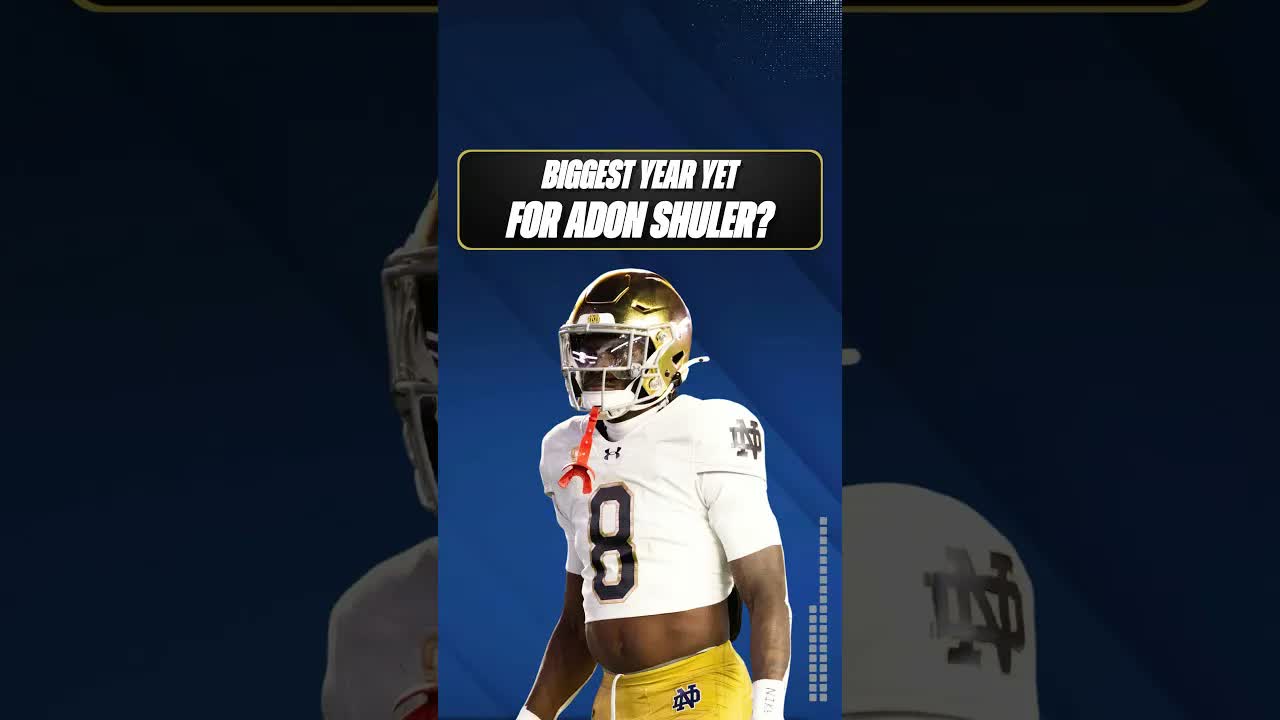 Adon Shuler is primed for the best season of his #FightingIrish career! 👀☘️