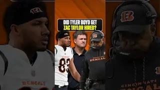 THIS is how former #CincinnatiBengals WR Tyler Boyd actually got Zac Taylor hired! 😱 #WhoDey #NFL