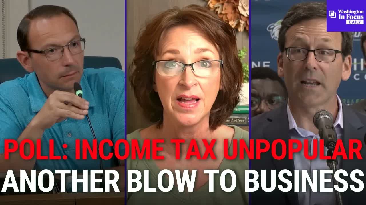 New Poll Shows Washington Voters Reject Income Tax + Businesses Face Potential Utility Rate Hikes
