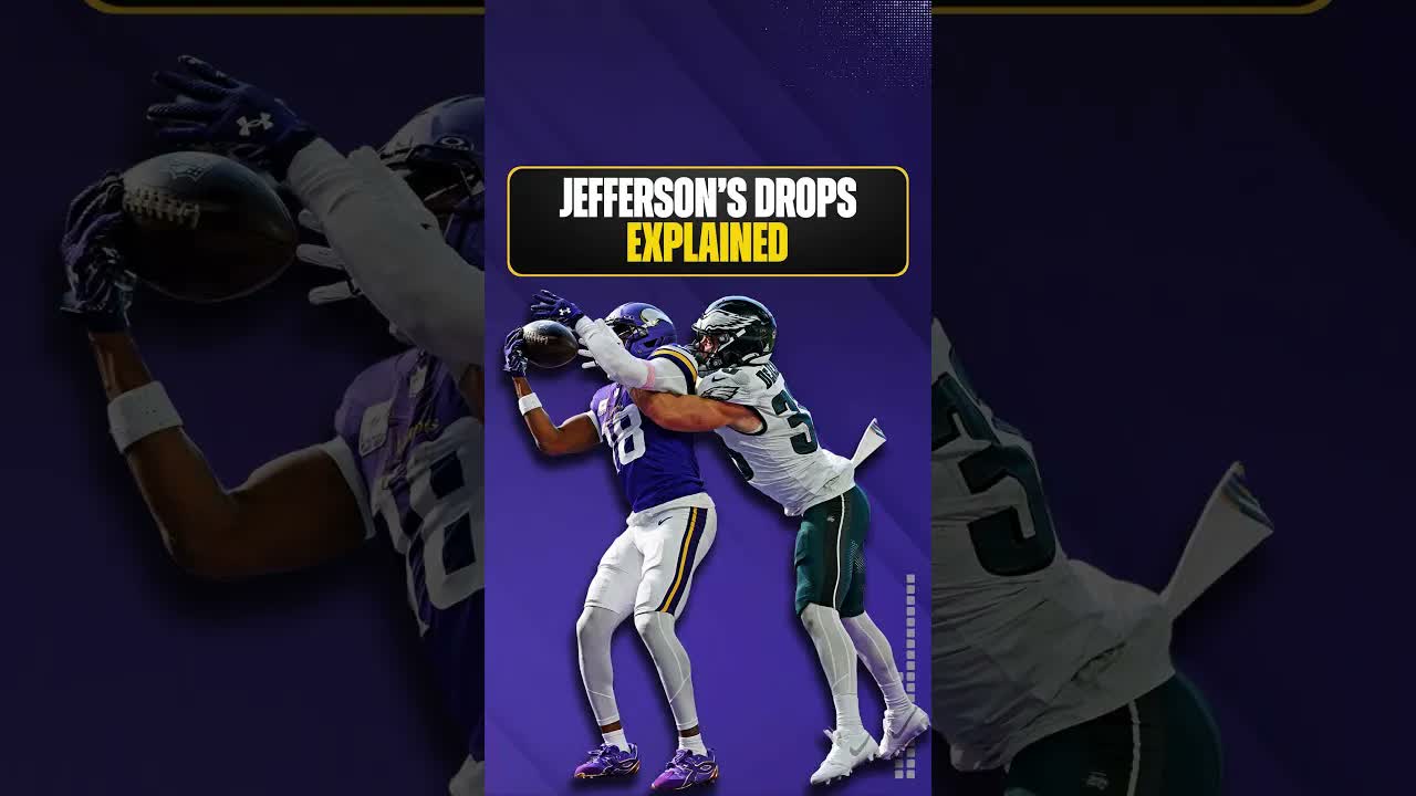 Why #Vikings QB Play Impacted #JustinJefferson's Drops #NFL